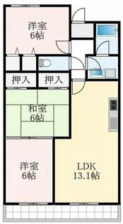 大阪府堺市中区深井水池町【マンション】の間取り