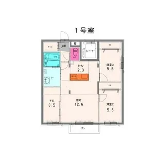 DIOGRACIA MIYANOMORI【401号室】の間取り