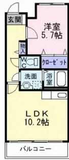 サンフィールド【2階】の間取り