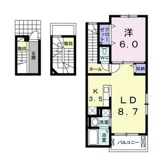 アーバンリーム壱番館【3階】の間取り
