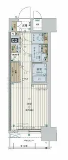 ファーストフィオーレ新町ファジスタ【14階】の間取り