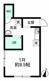 サンシャイン常普請【203号室】の間取り