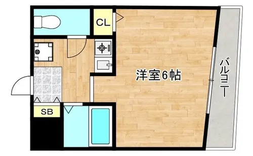 ハレクラニ小路【4階】の間取り