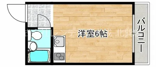 YOUハイム北巽【3階】の間取り