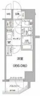 エスリード天王寺ブランシェ【12階】の間取り