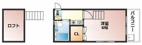 キャッスル若草【2階】の間取り