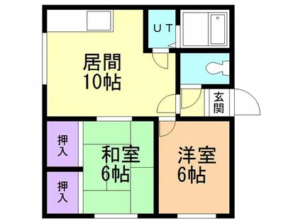 ハイツジャイケ【303号室】の間取り