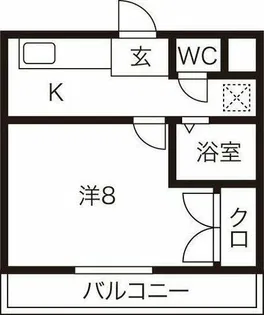 マンションブリッジ88【2階】の間取り