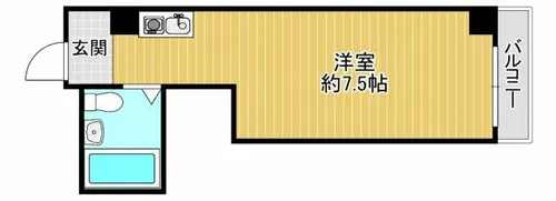 メゾン・ド・エム【4階】の間取り