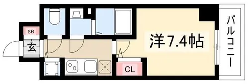 エスリード新栄グランラグジェ【7階】の間取り