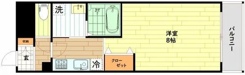 サンプロスペリティ【1階】の間取り