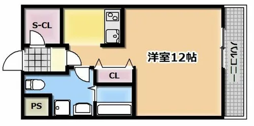 大阪府寝屋川市香里新町【マンション】の間取り