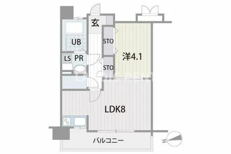 アルティザ博多プレミア【10階】の間取り