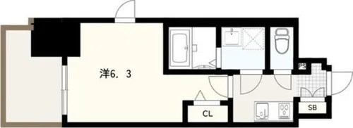 大阪府東大阪市長田中1丁目【マンション】の間取り