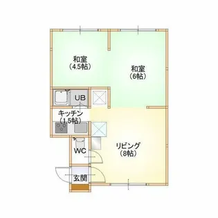 コーポみうら【102号室】の間取り