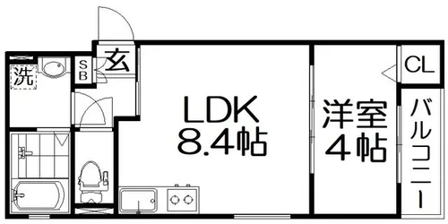 アムールシトラス【2階】の間取り