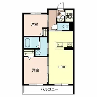 フェリーチェ【0302号室】の間取り