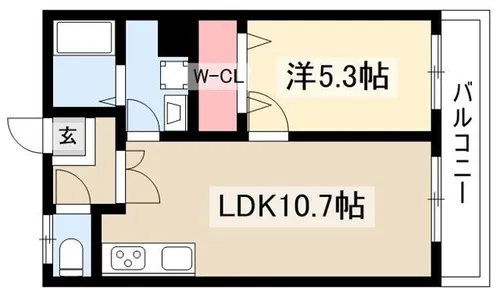 第一大島ビル【1階】の間取り