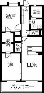 グランスイートアイ【206号室】の間取り