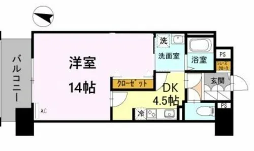 プリマクラッセ【10階】の間取り