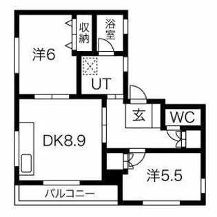 コンソートONE【6階】の間取り