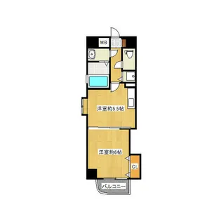 リー・ルーチェ【415号室】の間取り