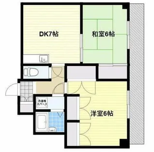 志紀ロイヤルハイツ【2階】の間取り