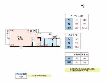 ヴィラフォレストA棟【101号室】の間取り