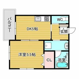 パーチェ豊中【3階】の間取り