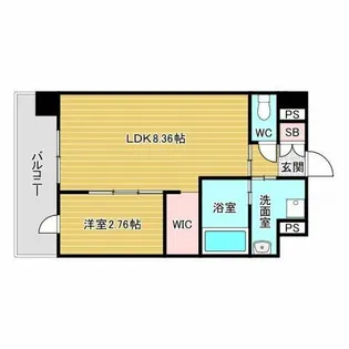 Live Flat塚本新北野【8階】の間取り