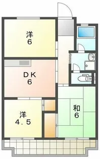タートルヒルズ黒沢台【2階】の間取り