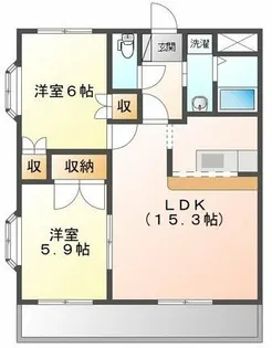 エメラルド・ノービレⅠ【3階】の間取り