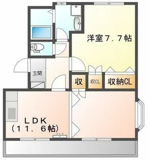 エメラルド・ノービレⅢ【2階】の間取り