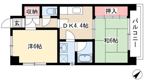 タキマツ第1マンション【301号室】の間取り