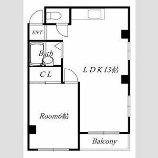 メゾンM&M【2階】の間取り