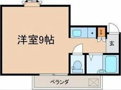 丸勝甲子園ビル【3階】の間取り