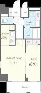 セイワパレス丸の内駅前プレミア【12階】の間取り