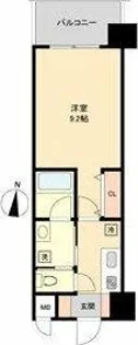 S-FORT名駅南五丁目【6階】の間取り