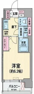ファーストフィオーレ難波南アルマ【12階】の間取り