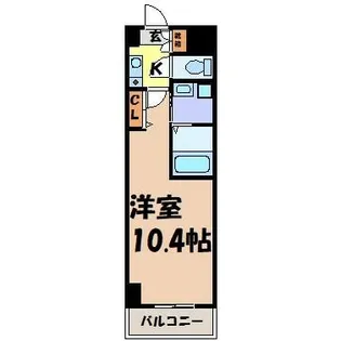 サウス名駅【3階】の間取り