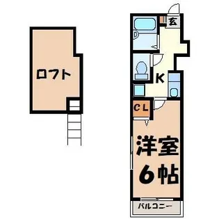 TKロイヤルコーポ【1階】の間取り
