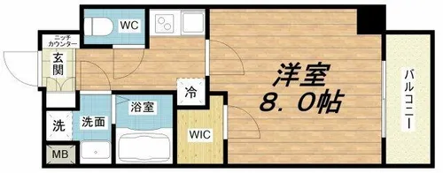 SPコート大阪城東【6階】の間取り
