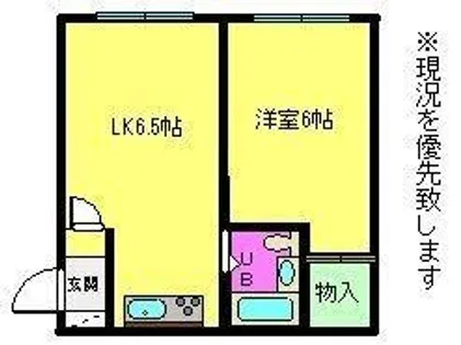 コーポ栄町ビル【3階】の間取り