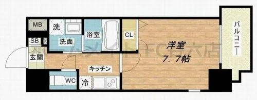 La Douceur梅田East【7階】の間取り