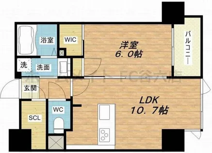 La Douceur西天満【5階】の間取り