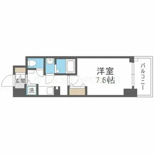 ミラージュパレス大阪ドームProsper【4階】の間取り