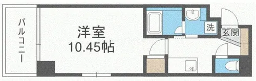 プレジール靱公園【2階】の間取り