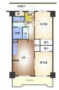 神田丸太マンション【502号室】の間取り