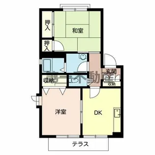 アディスひろの【C102号室】の間取り