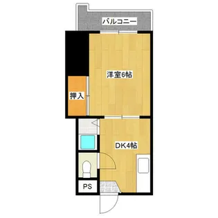 ファッショナルベアー弐番舘【302号室】の間取り